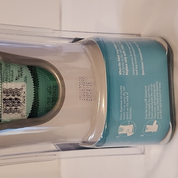 Vtg new Lysol no touch antibacterial hand soap system soothing cucumber splash - Picture 5 of 7